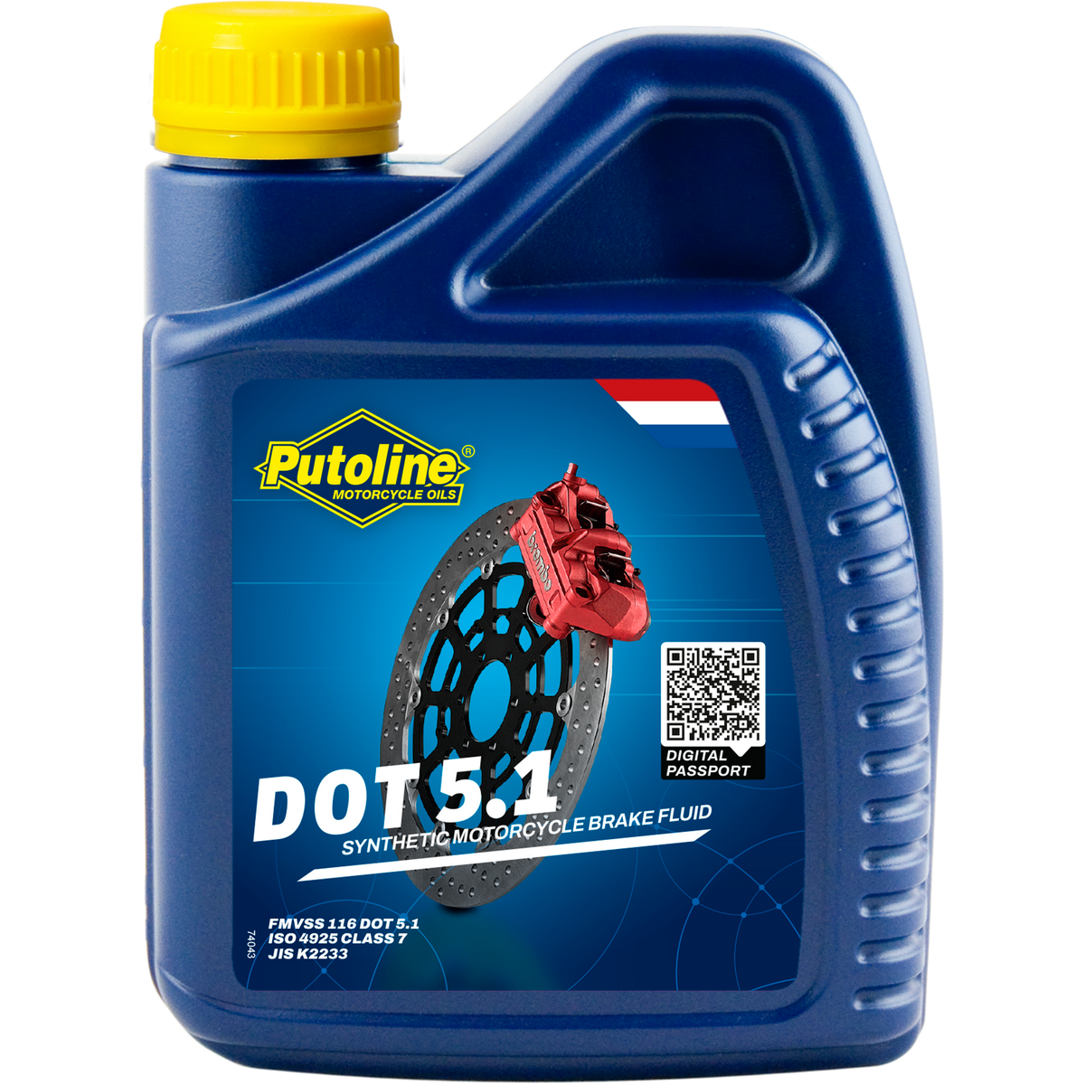 Putoline DOT 5.1 Brake Fluid 500ml 74043