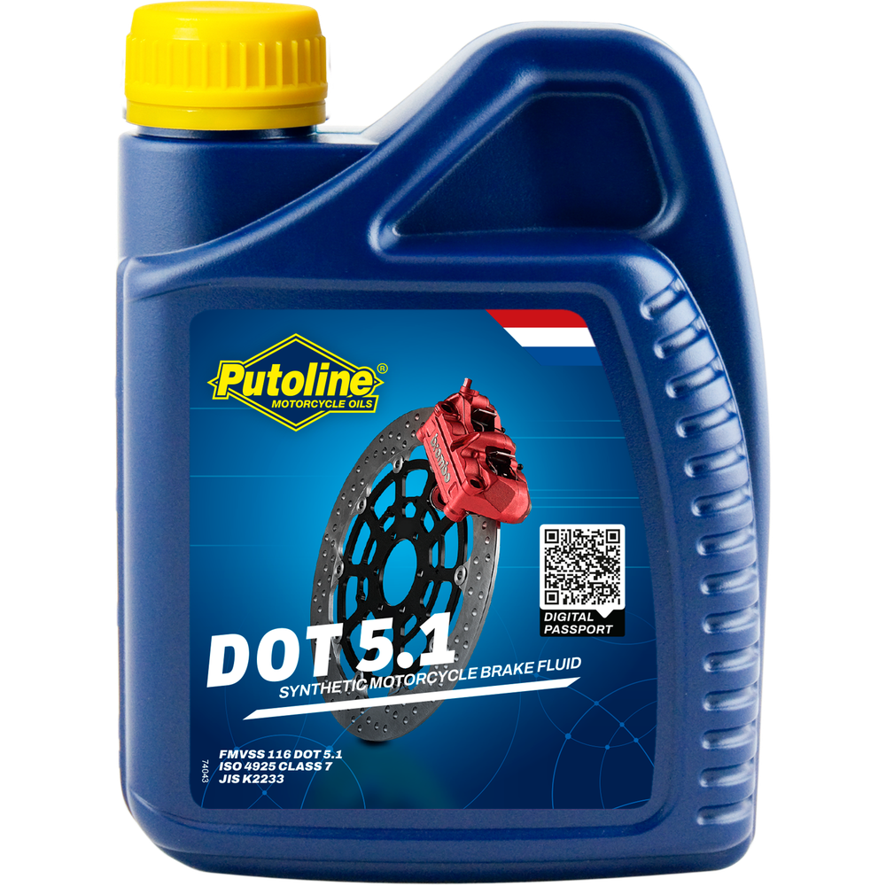 Putoline DOT 5.1 Brake Fluid 500ml 74043