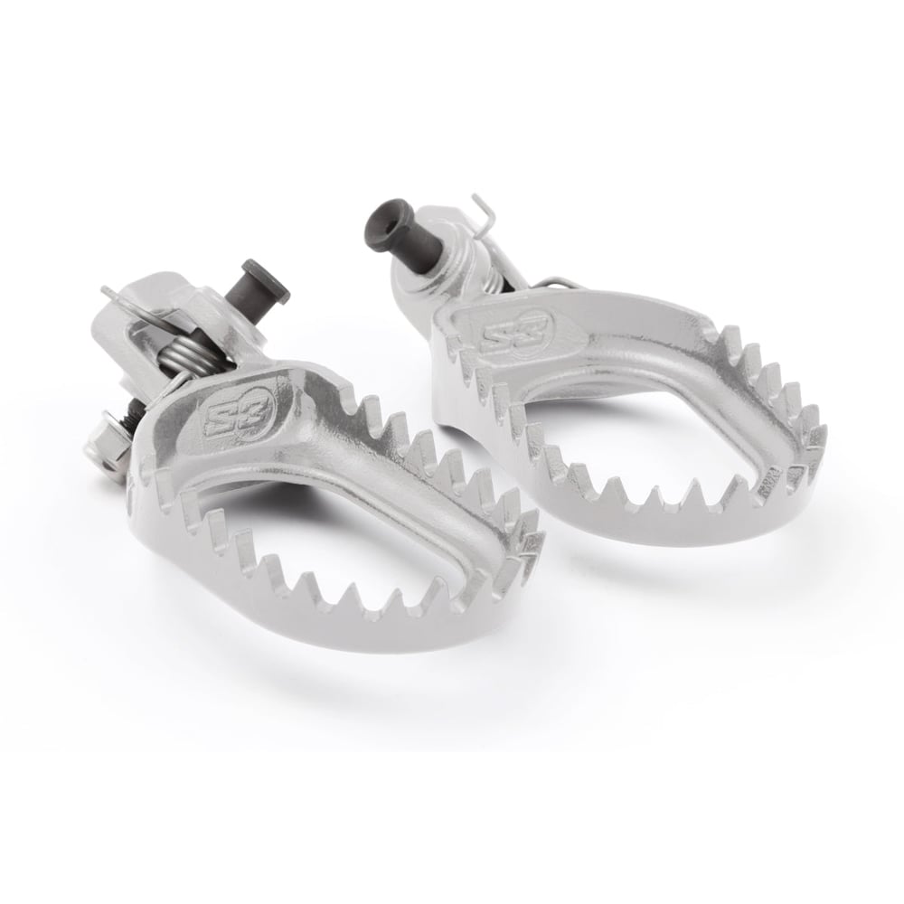 S3 PUNK Steel Footpegs KTM/Husqvarna/GasGas - 8mm Back, 5mm Low