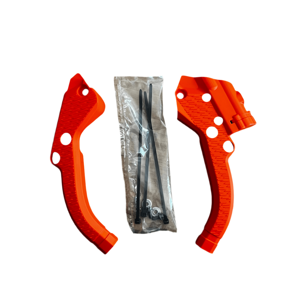Set protectie cadru portocaliu KTM 50 SX, TC 50, MC 50 2024-2026 - A40003094000EB