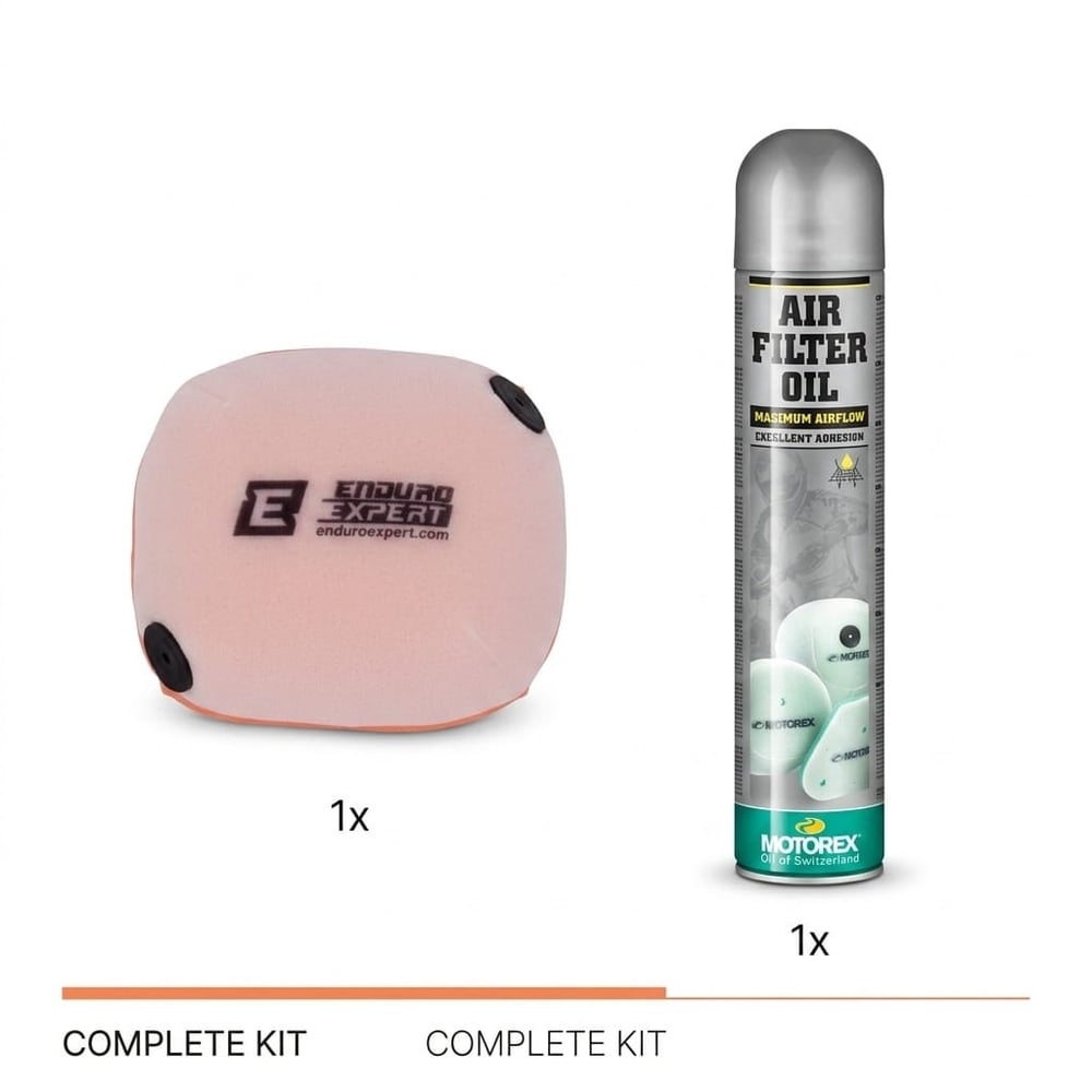 Enduro Expert Air Filter 2017–2023 + Motorex Filter Oil Spray kit
