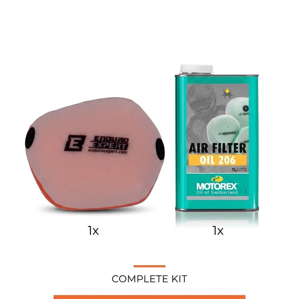 Enduro Expert Air Filter 2024+ + Motorex Filter Oil 206 kit