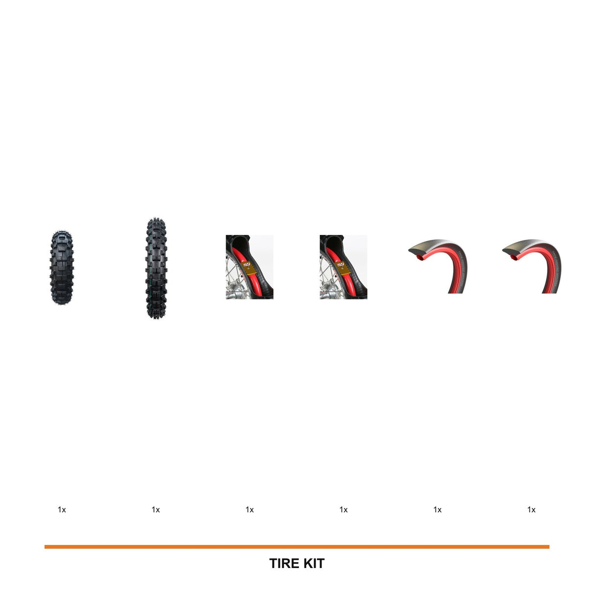 IRON GRIP TRX Extreme Soft Rear + Soft Front + Dual Tubliss + Dual TACS Mousse kit