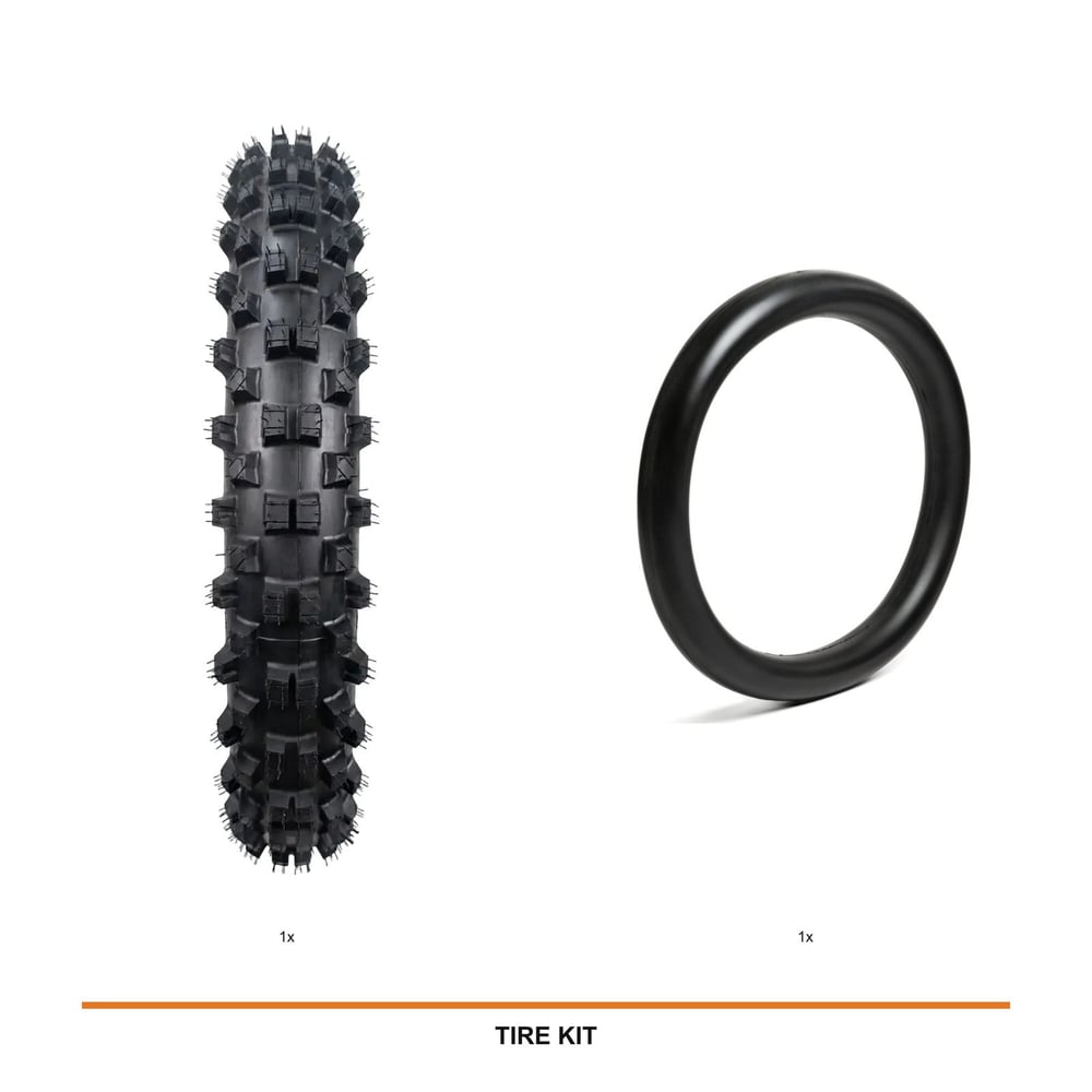 IRON GRIP TRX Medium Front + X-GRIP EV-2 Front Mousse 90/100 kit