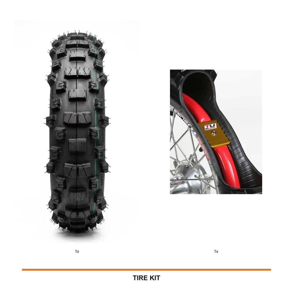 IRON GRIP XC95 Soft Rear + Tubliss 18 kit
