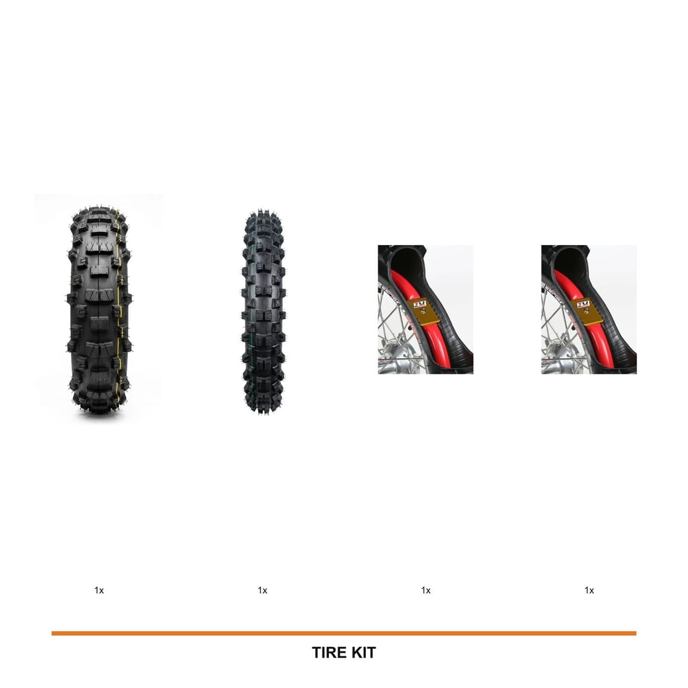 IRON GRIP XC95 Super Soft Rear + TRX Soft Front + Tubliss 18 + Tubliss 21 kit