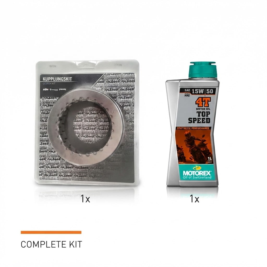 OEM 2T Clutch Kit + Motorex 15W50 1L kit