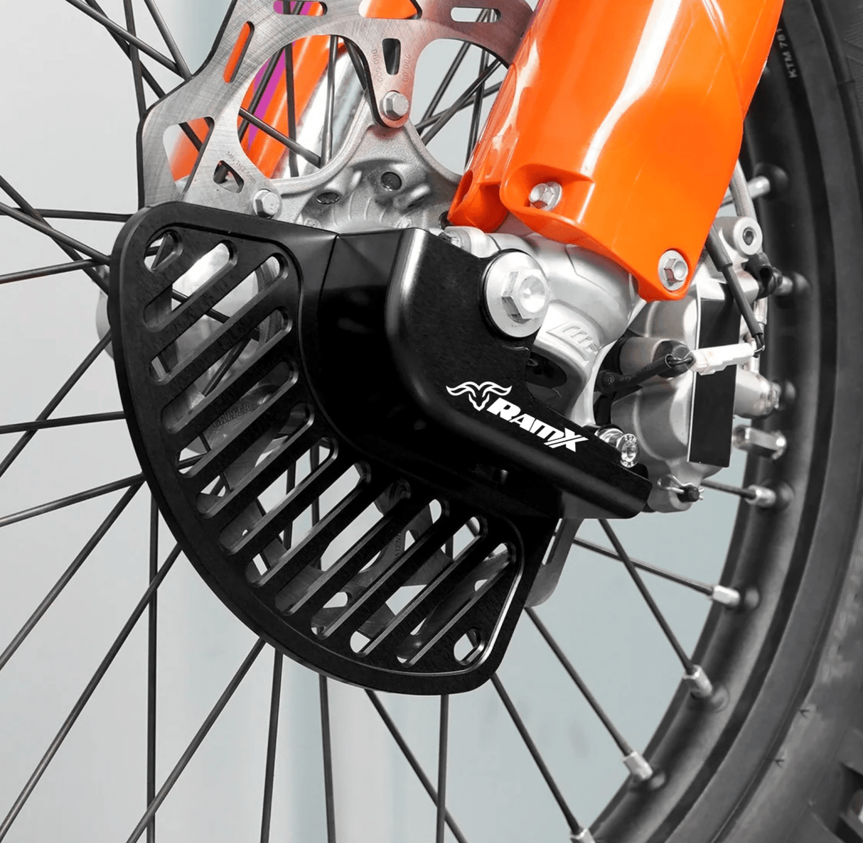 RamX Protectie Disc si Furca Fata Aluminiu 2017-2025 KTM/HUSQVARNA/GASGAS ENDURO/MX