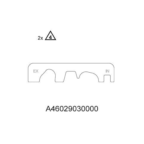 Dispozitiv aliniere ax cu came KTM 250 SX-F/XC-F 2023-2024 - A46029030000