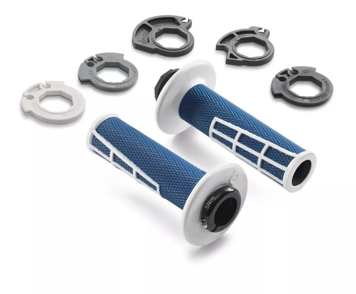 Lock-On Grip Set for KTM Husqvarna GasGas 2017-2026 — Blue