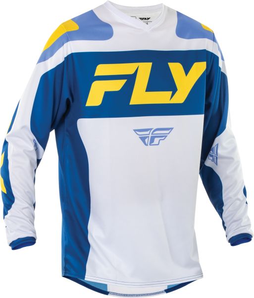 FLY RACING F-16 T-shirt Enduro/Offroad White/Blue