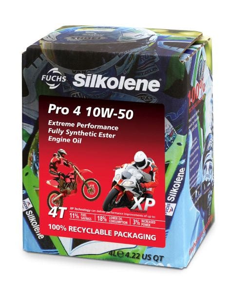 Ulei motor 4T 10W50 SILKOLENE PRO 4 XP 4L