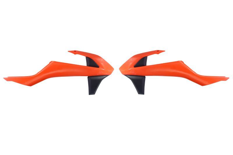 CeMoto Radiator Tank Side Covers for KTM 2017-2019 — Orange