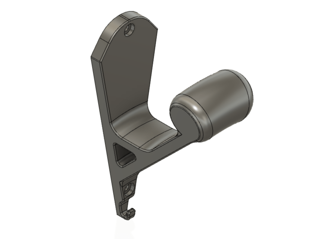 Suport Perete Casca - Negru