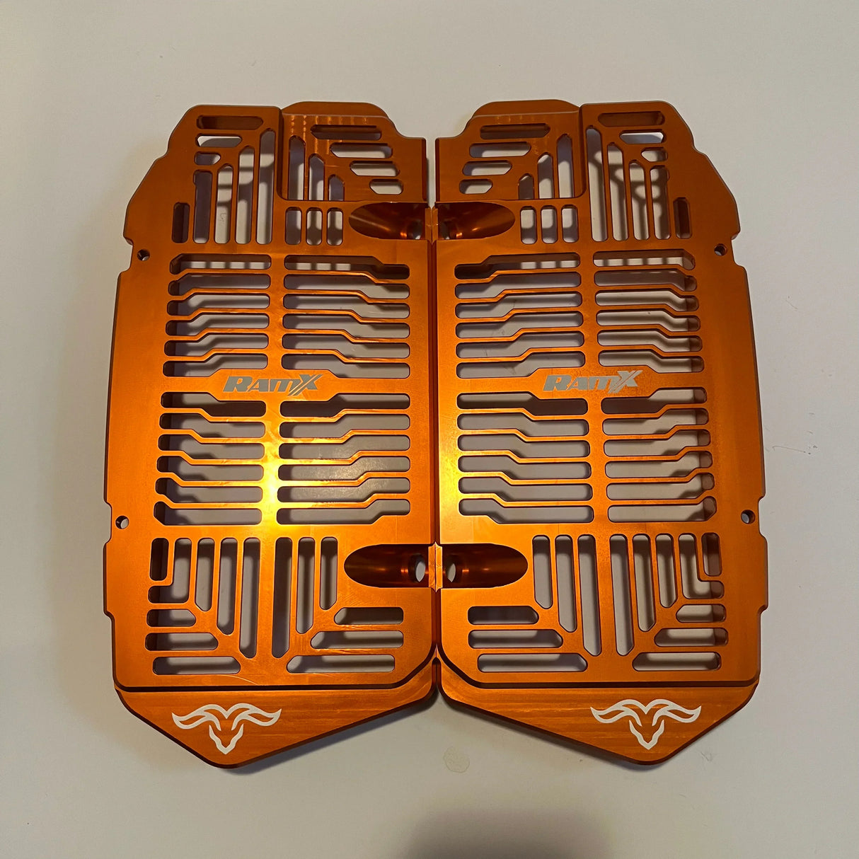 RamX Radiator Guards KTM/HUSQVARNA/GASGAS 2024 2 and 4 Stroke — Orange