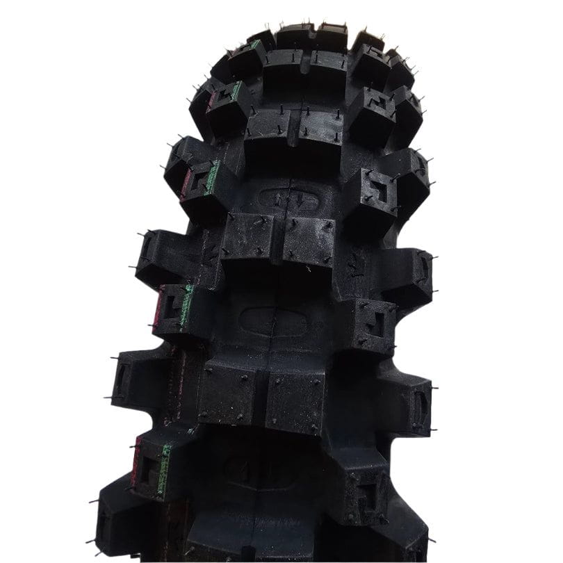 Cauciuc Anvelopa 80/100-12 MITAS TERRA FORCE-MX (dunga Rosie si Verde) MEDIU