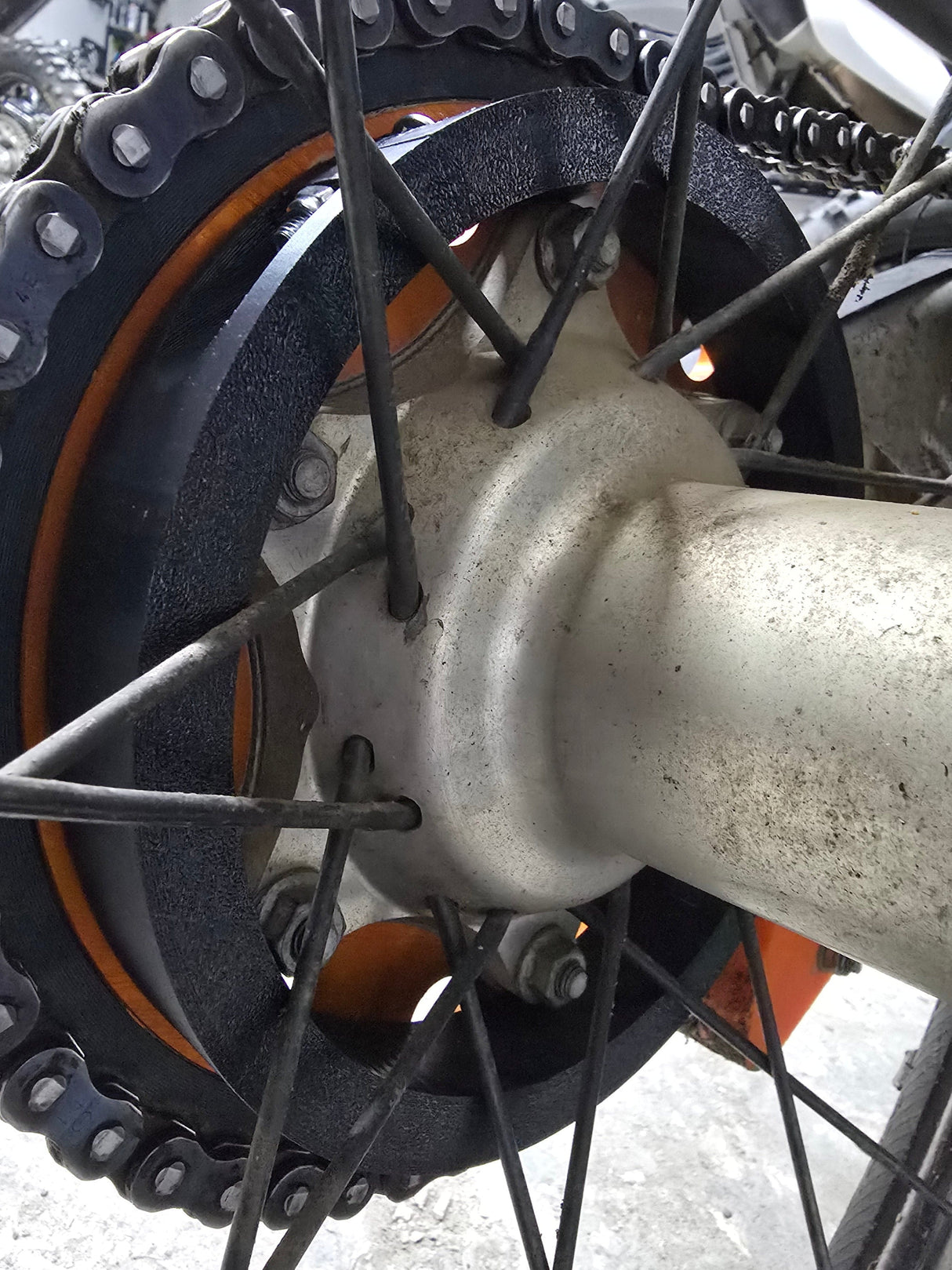 Sistem pentru prevenirea caderii si blocarii lantului KTM/Husqvarna/GasGas/Beta ENDURO ROTI 18'' RT RACING