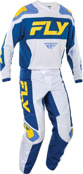 Pantaloni Enduro FLY RACING F-16 Offroad Alb/Albastru
