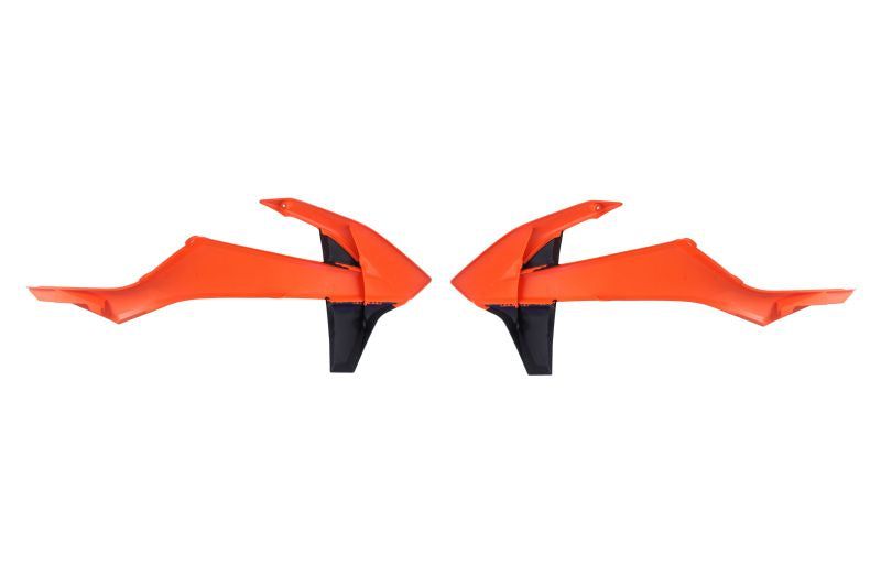 CeMoto Radiator Tank Side Covers for KTM 2017-2019 — Orange