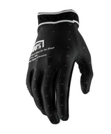 100% RideFit Black Cross/Enduro Gloves