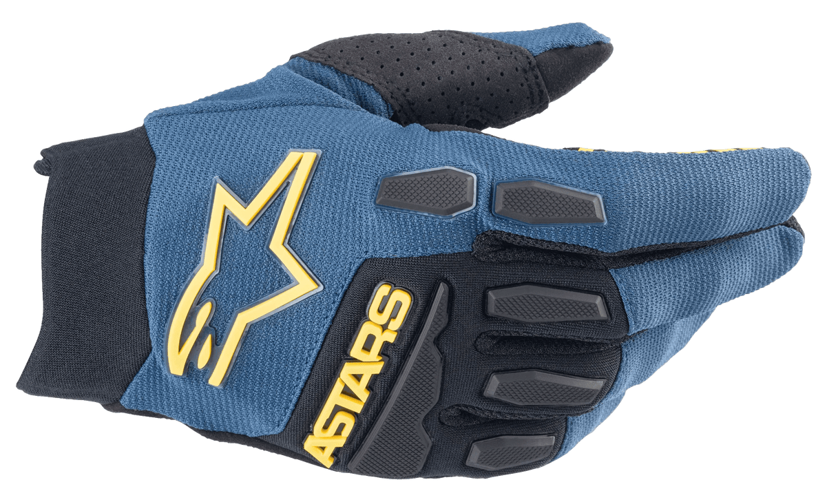 Manusi bicycle ALPINESTARS FREERIDE GLOVES albastru/galben