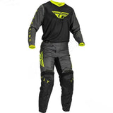 Combo Equipment Mx/Enduro Fly F-16 Black/Fluo/Gray