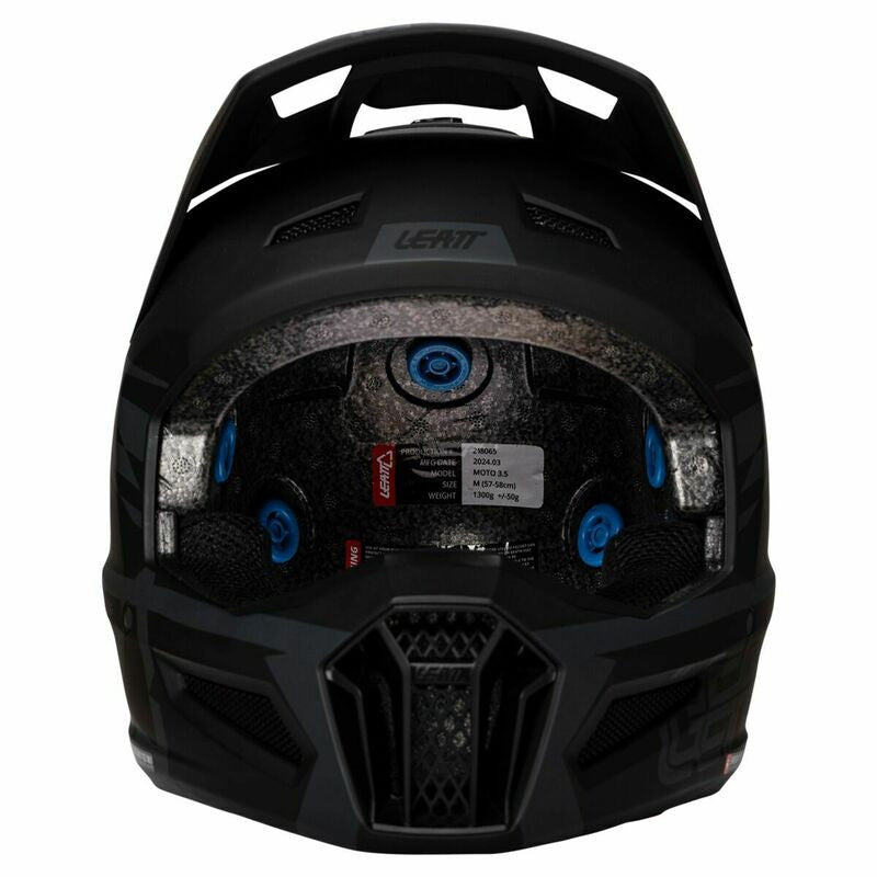HELMET KIT MOTO 3.5 V25 STEALTH BLACK/GREY INCLUDES 3.5 GOGGLE