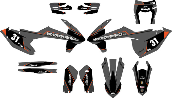 Stickere KTM 2017-2019 2T/4T 250-500