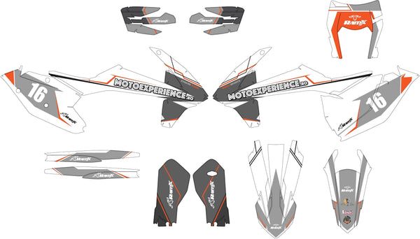 Stickere Albe KTM EXC 2017-2019 2T/4T all models