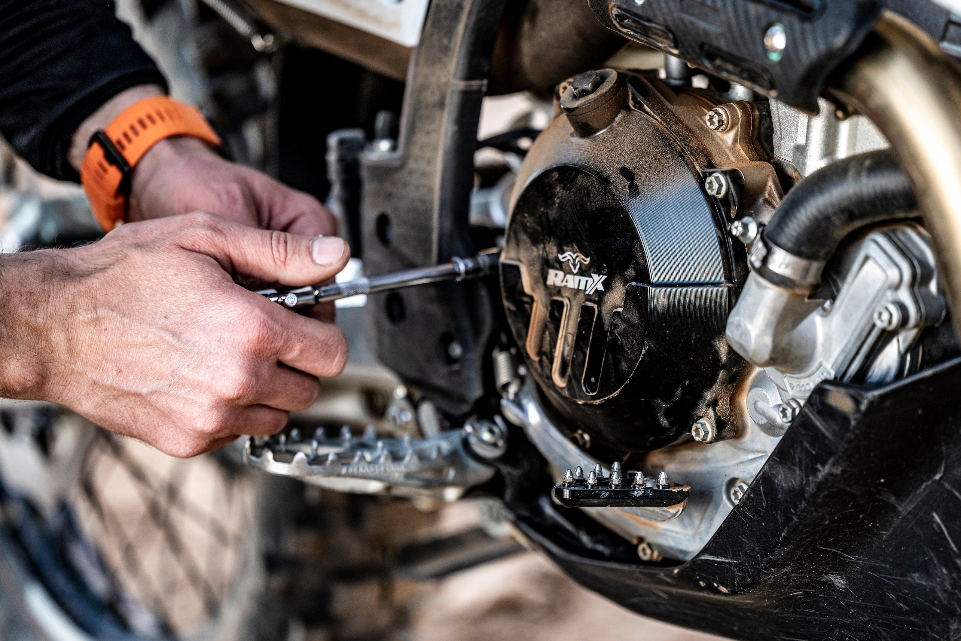 RamX Capac Ambreiaj din Aluminiu Frezat KTM/HUSQVARNA/GASGAS 2017