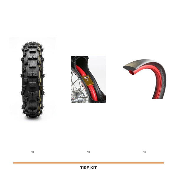 IRON GRIP XC95 Super Soft Rear + Tubliss 18 + TACS Half Mousse Medium kit