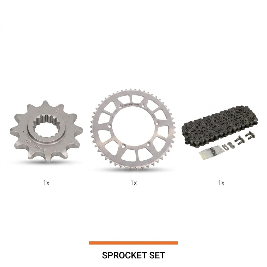 JT 12T + EE 47T + JT 520 Chain kit
