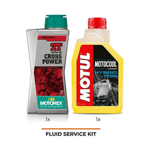 Motorex Cross Power 2T 1L + Motul Coolant kit