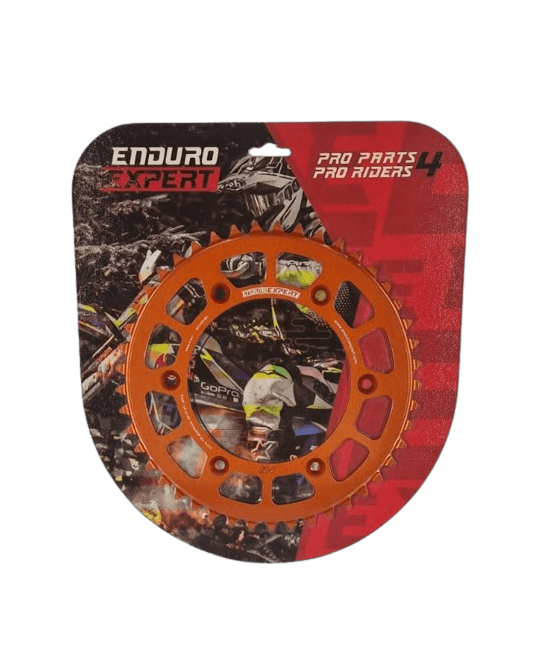Enduro Expert Rear sprocket 46 Teeth (46T) KTM/Husqvarna/GasGas 1990-2025 520 — Aluminium Orange
