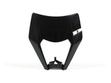 RTech Front Headlight Replica Mask for KTM XC-W/EXC/EXCF 125-500 2017-2019 — Black