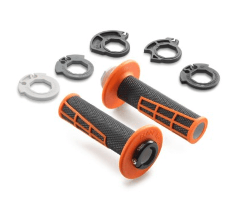 Lock-on grip set