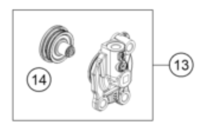 Cilindru Receptor Bracktech GasGas 2024-2025/Husqvarna 2024