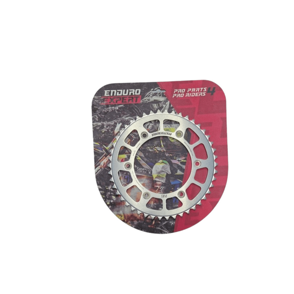 Pinion spate KTM/Husqvarna/GasGas 1990-2025 silver (50 dinti) aluminiu 89750RSEE