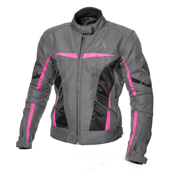 Jacket touring ADRENALINE LOVE RIDE 2.0 PPE black/grey/pink LADY