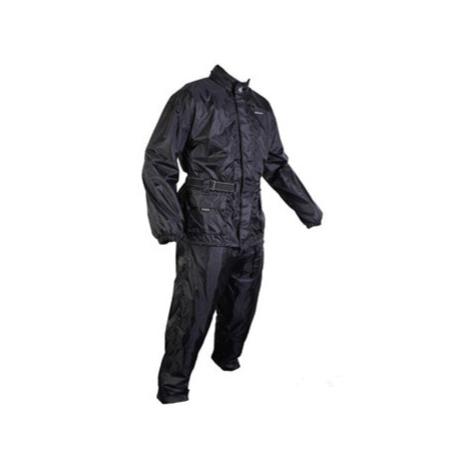 Rain suit ORCAN 2.0 ADRENALINE colour black, two-piece