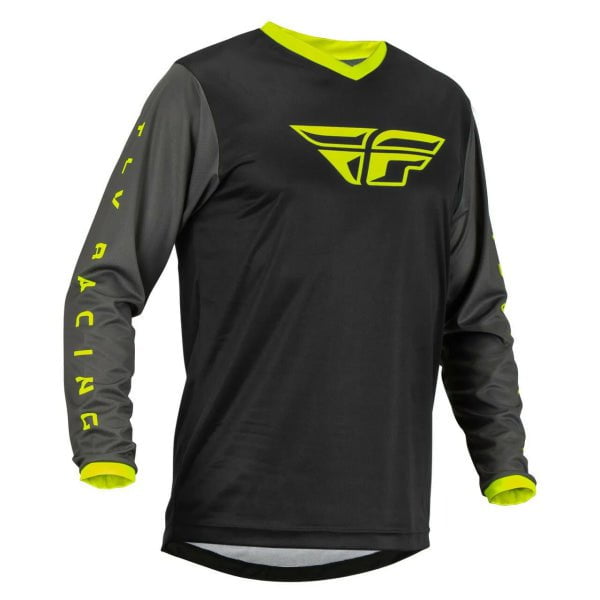 Combo Equipment Mx/Enduro Fly F-16 Black/Fluo/Gray