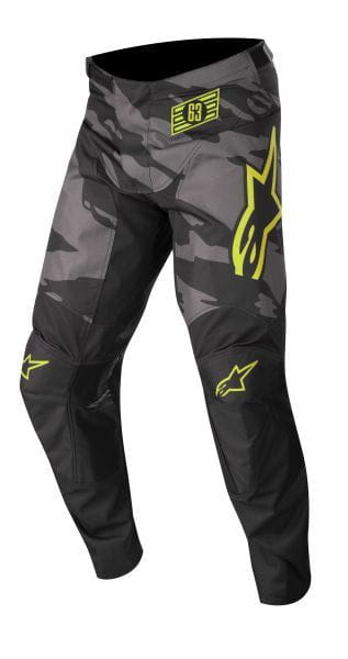 Pantaloni Barbati Off road ALPINESTARS MX RACER TACTICAL negru/camo/fluorescent/gri/galben