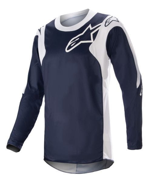 Tricou Barbati Off road ALPINESTARS MX RACER HOEN bleumarin/alb