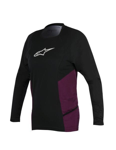 Tricou Femei cycling ALPINESTARS STELLE DROP 2 negru/mov