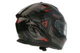 Helmet Integral SHARK SKWAL i3 LINIK black/glossy/grey/red, unisex