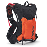 USWE Moto Hydro 3L Black/Orange Hydration Pack - front view