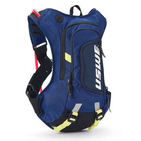 USWE Moto Hydro 8L Blue Hydration Pack - front view