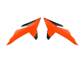 KTM Radiator Scoops - Orange/Black pair