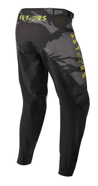 Pantaloni Adolescenti Off road ALPINESTARS MX YOUTH RACER TACTICAL negru/camo/fluorescent/gri/galben