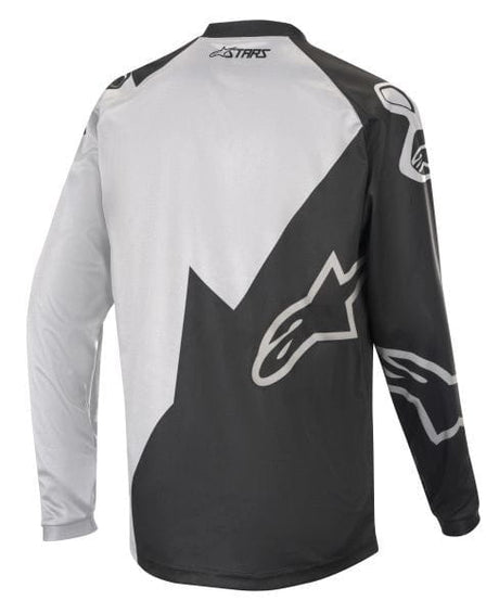 Tricou Adolescenti cycling ALPINESTARS YOUTH RACER FACTORY LS JERSEY negru/alb